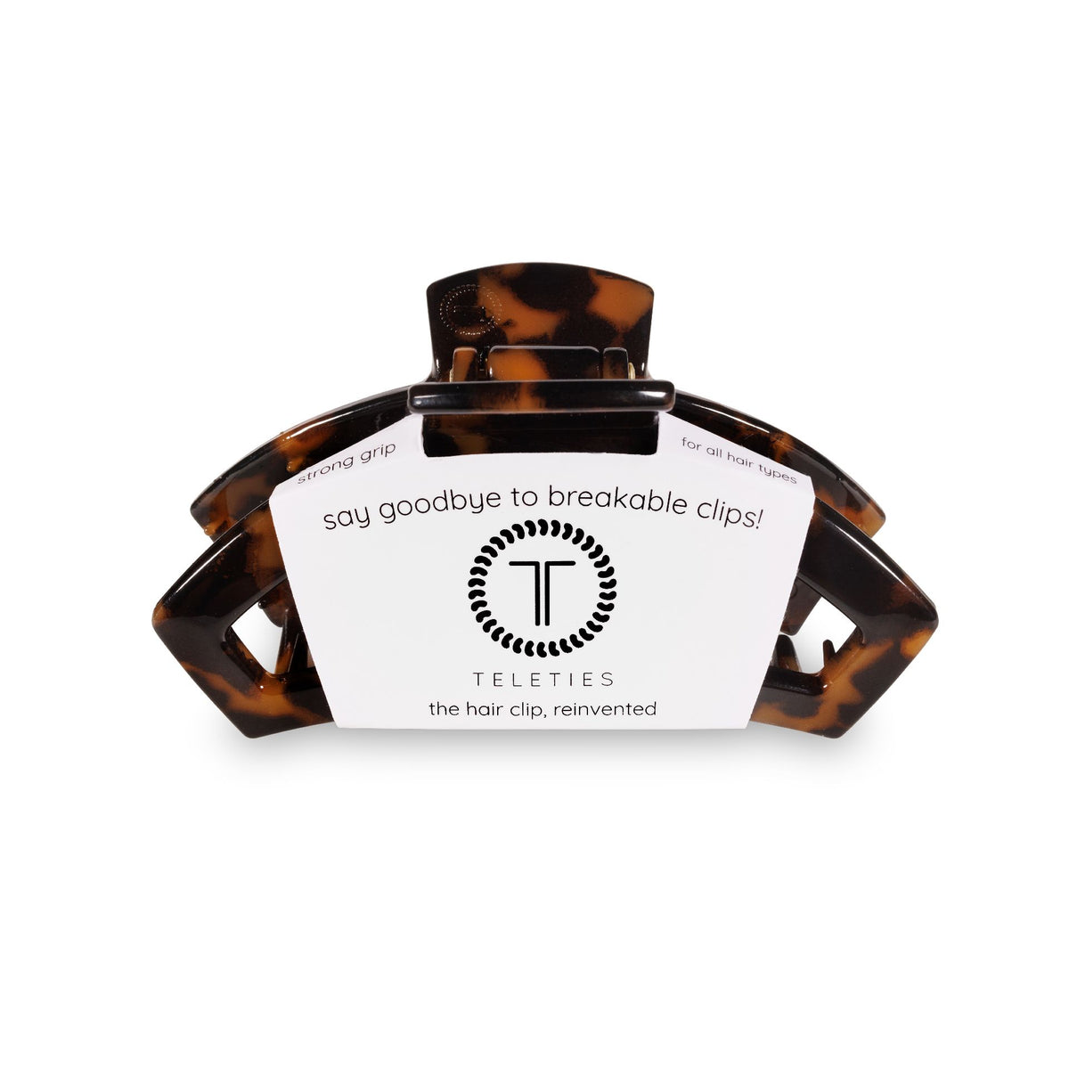 Open Hair Clip | Small | Tortoise