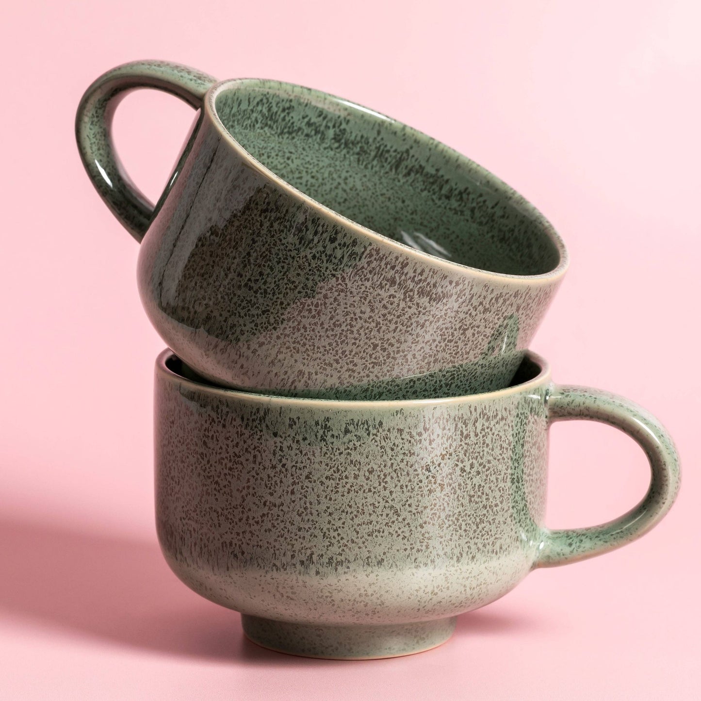 Emerald Ceramic Handmade Mug - 16oz