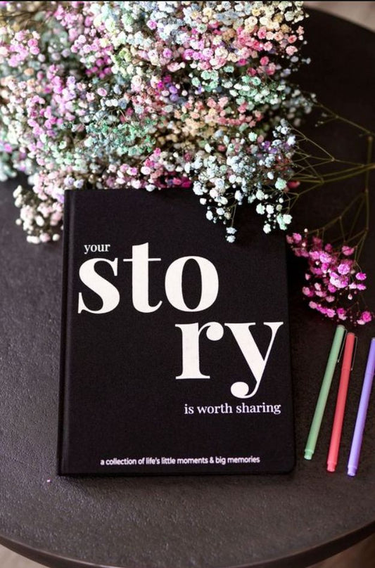 Your Story Book - Black/Cream