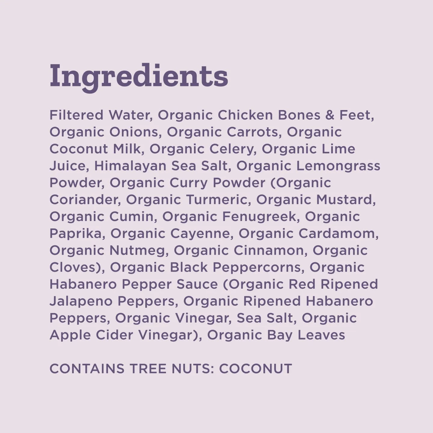 Organic Tom Yum Bone Broth