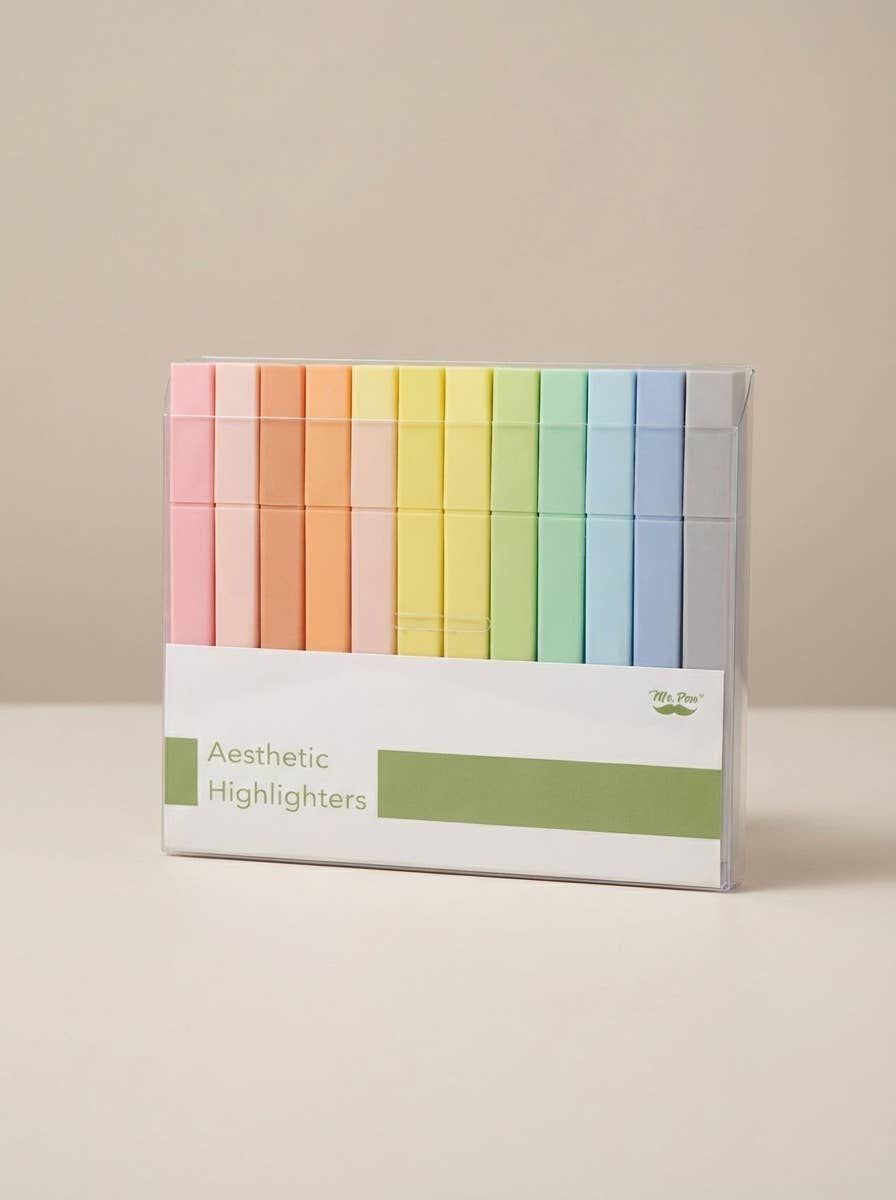 Highlighters 12 Pack Macaron