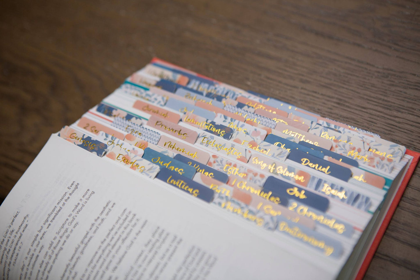 Tabs For Your Bible | Pretty Bible Book Tabs