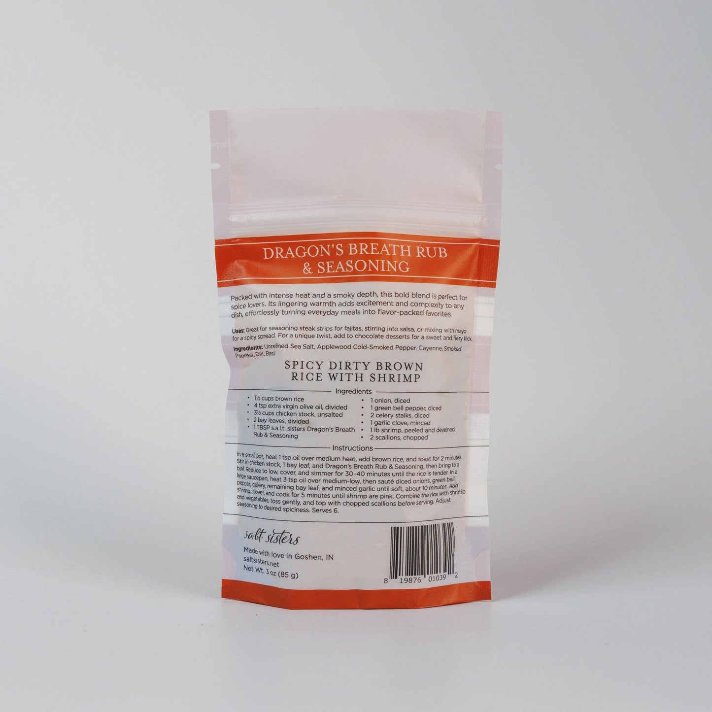 Rub & Seasoning Mix - Dragon's Breath - 3 oz Bag