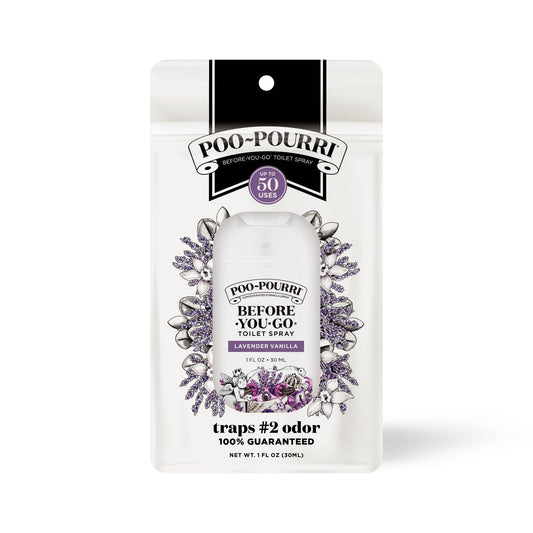 Poo~Pourri - 1oz Pocket Sprayer w/ Pouch - Lavender Vanilla