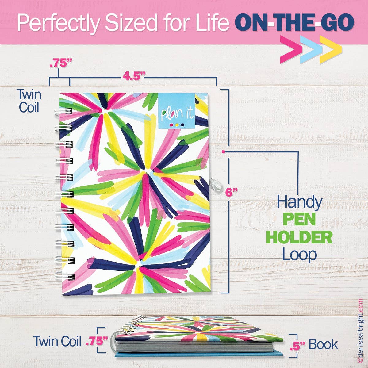 Pocket Notebooks | List, Plan, Doodle | Pack of 6