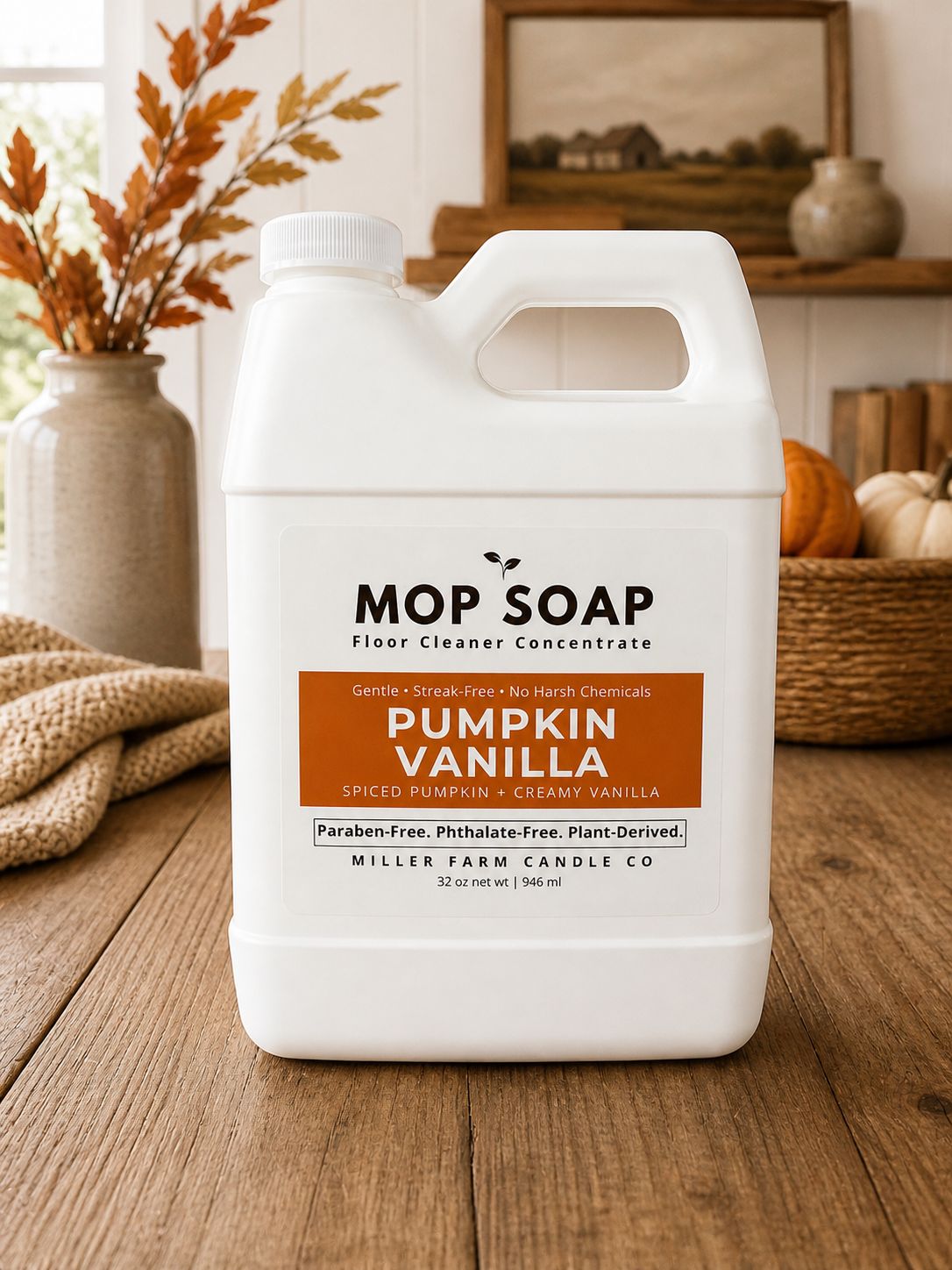 Mop Soap Concentrated Floor Cleaner – 32 oz, Multiple Scents
