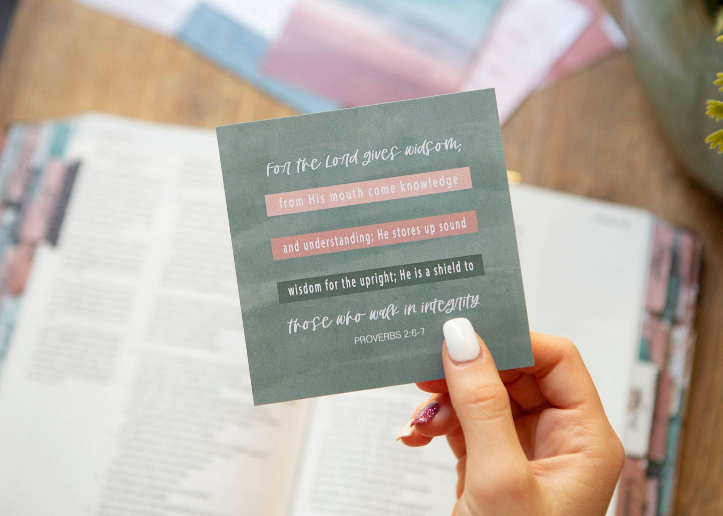 Wisdom And Direction Bible Verse Cards