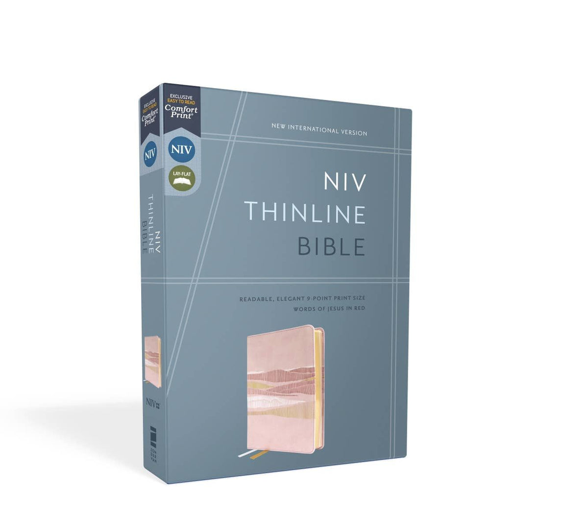 NIV Thinline Bible, Leathersoft, Pink, Red Letter