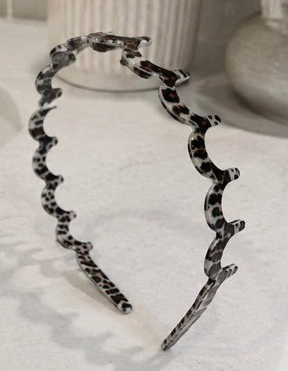 Leopard Zig-Zag Headband