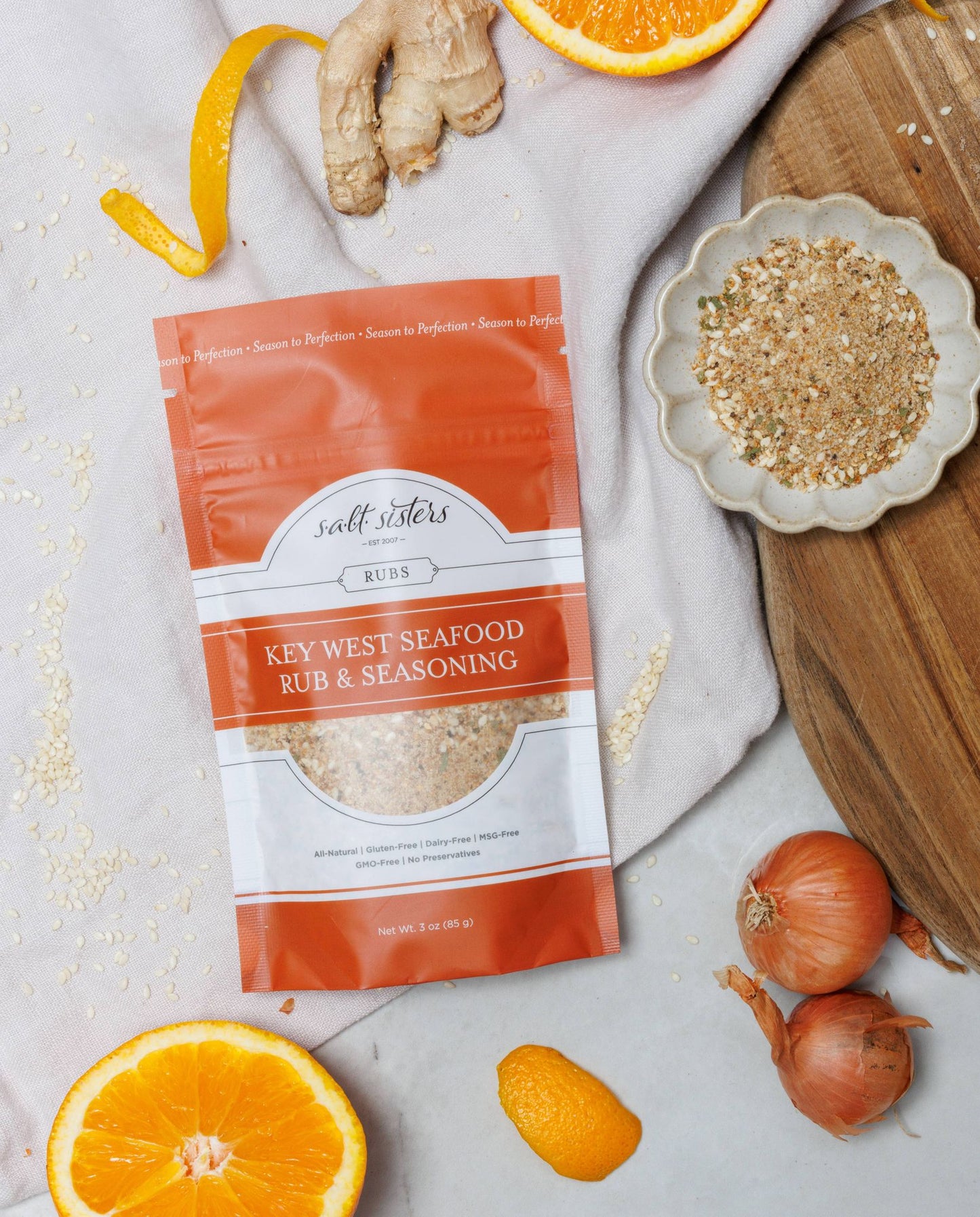 Rub & Seasoning Mix - Key West Seafood - 3 oz Bag
