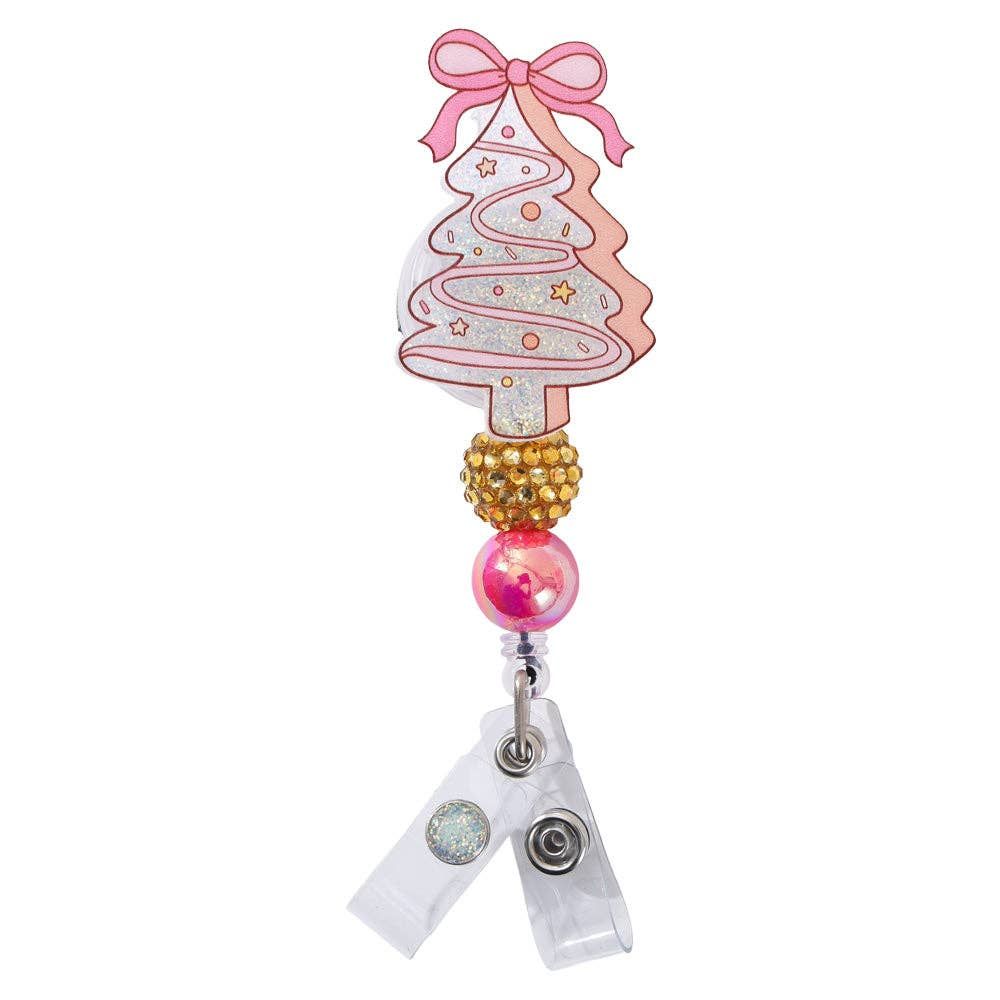 Glitterific Pink Tree Cake