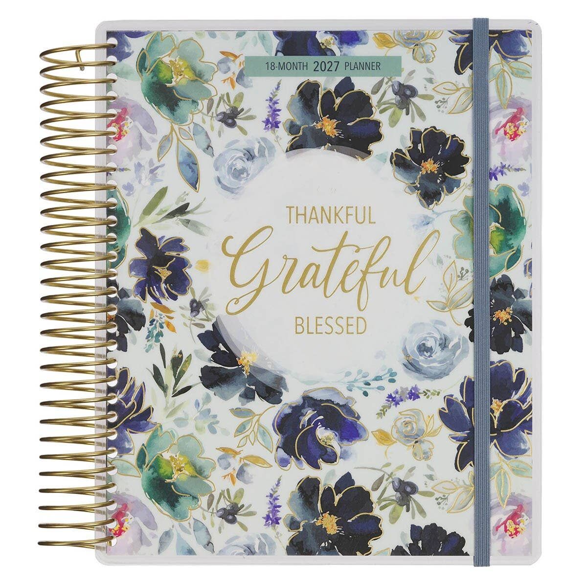 2027 Wire 18-Month Planner Thankful Grateful Blessed