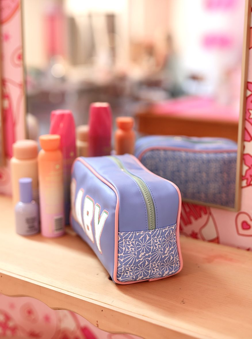 Handle Cosmetic Bag - Baby - Flo Blue/Matcha/Coral